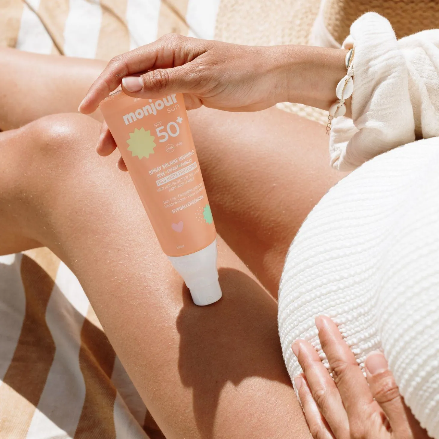 Monjour Spray solaire SPF50+ Orange 100ml