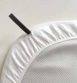 Mon P'tit Dodo Drap Housse Impermeable pour nacelle Blanc 30x75 cm