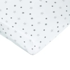 Mon P'tit Dodo                    Drap-Housse Imprimé    Blanc Imp Étoiles            70x140 cm