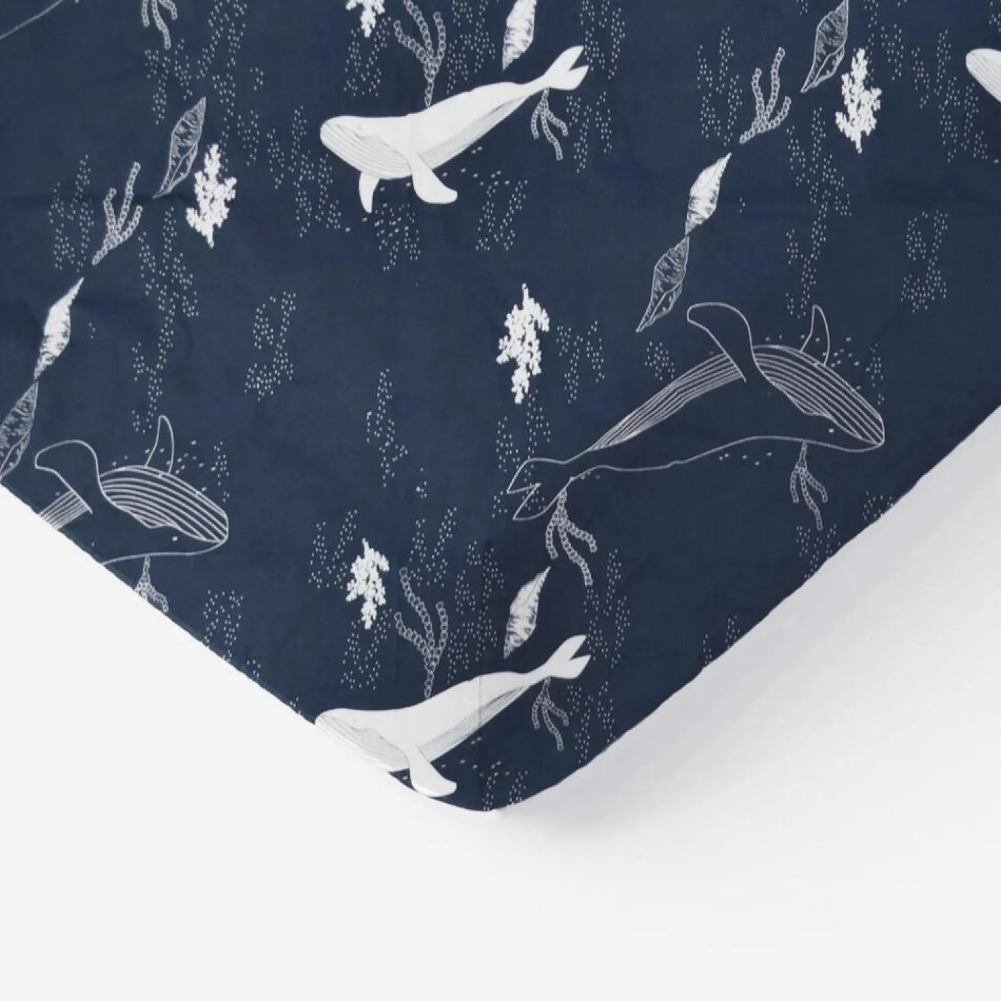 Mon P'tit Dodo Drap-Housse Imprimé Whales