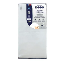 Mon P'tit Dodo                    Matelas 3D Dream ultra respirant    Blanc/Anthracite
