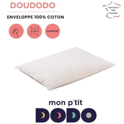 Mon P'tit Dodo                    Oreiller Doudodo    Blanc            40x60 cm