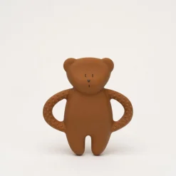 Moonie                    Jouet de dentition ourson en caoutchouc naturel    Caramel