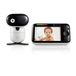 Motorola Ecoute bébés Ecran 5” Caméra orientable PIP1510 Blanc / Noir