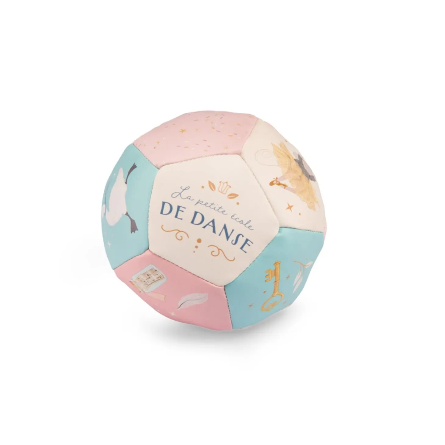 Moulin Roty Ballon souple La petite école de danse Multicolore