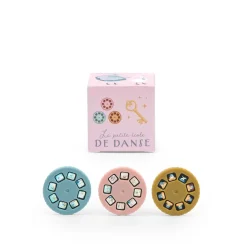 Moulin Roty                    Boîte de 3 disques pour lampe à histoires La petite école de danse    Multicolore