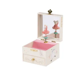 Moulin Roty Boîte à musique coffret La petite école de danse Crème