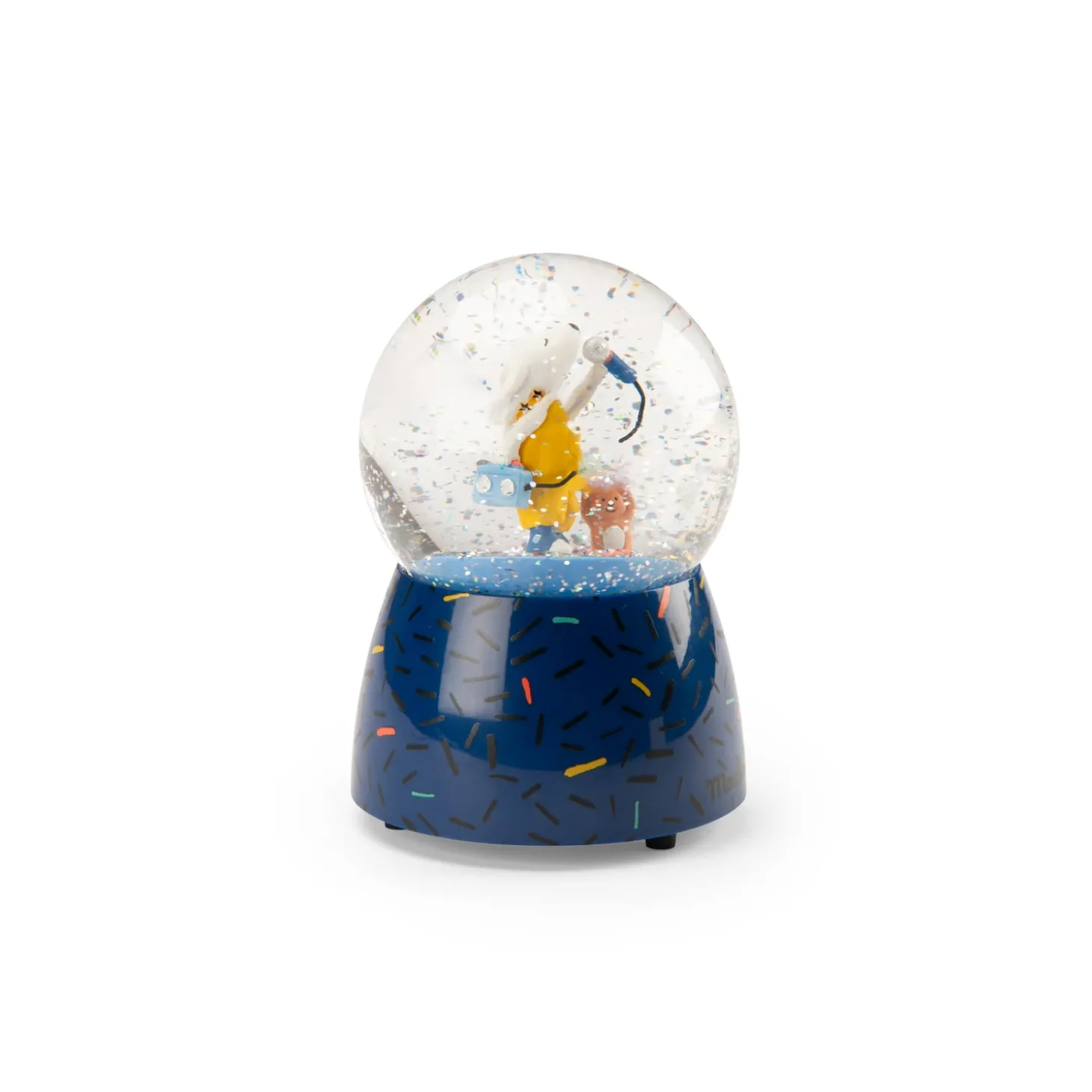 Moulin Roty Boule à neige musicale Puce & Pilou Multicolore