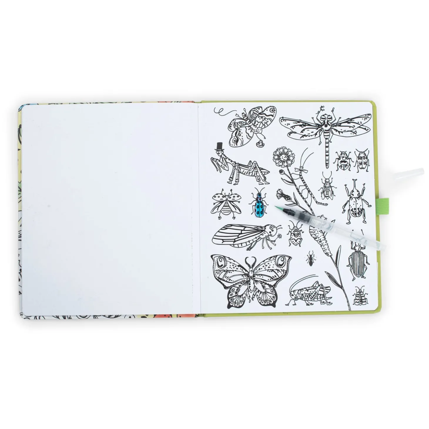 Moulin Roty Cahier coloriage Le Jardinier Le Jardin du Moulin Multicolore