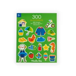 Moulin Roty Cahier de 300 stickers Les Popipop Multicolore