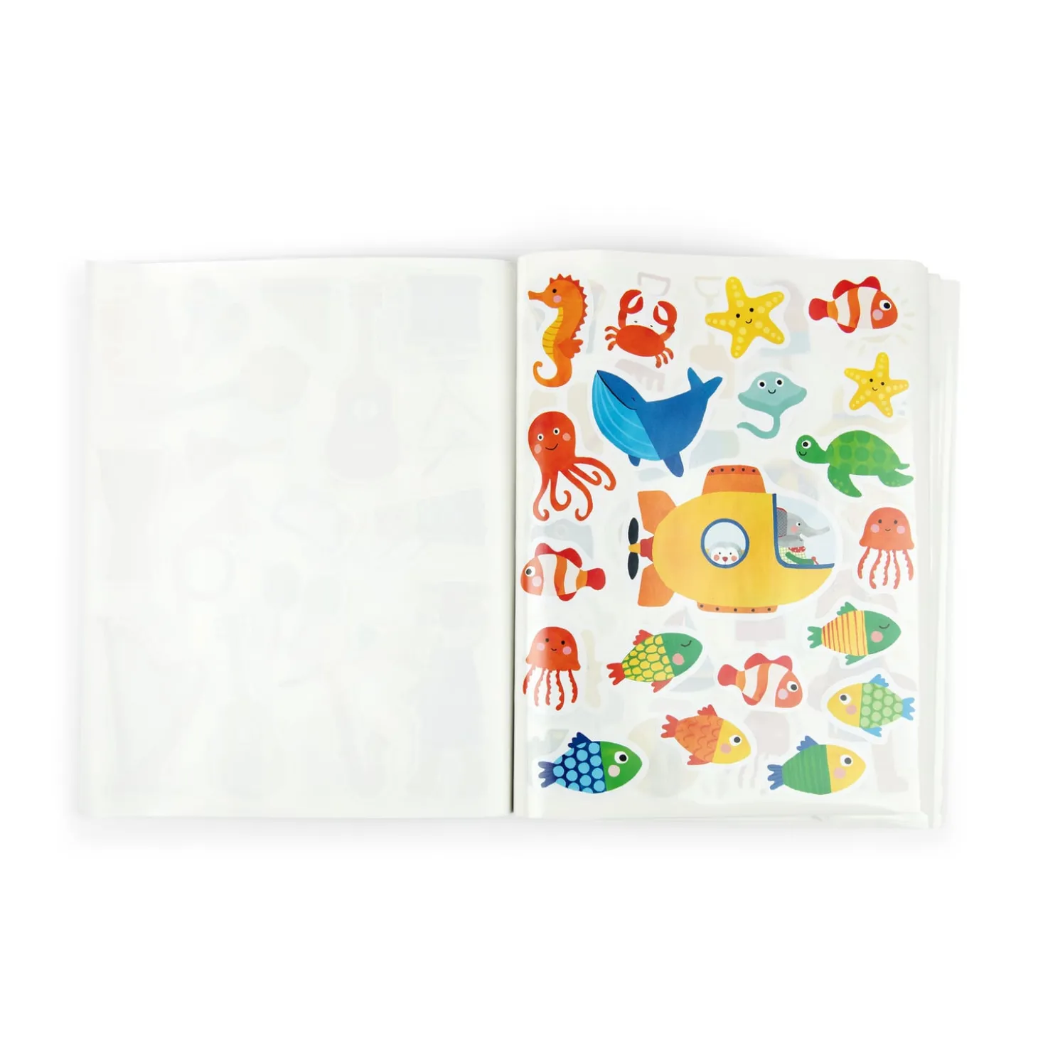 Moulin Roty Cahier de 300 stickers Les Popipop Multicolore