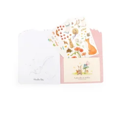 Moulin Roty Cahier stickers Les Rosalies Multicolore