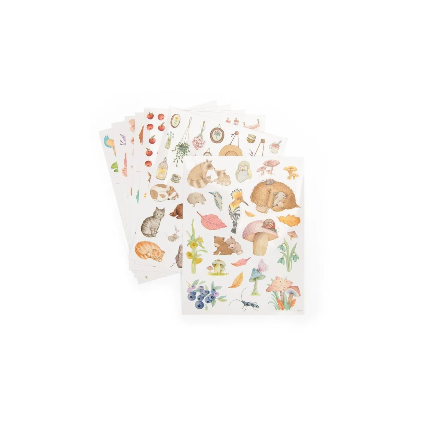 Moulin Roty Cahier stickers Les Rosalies Multicolore