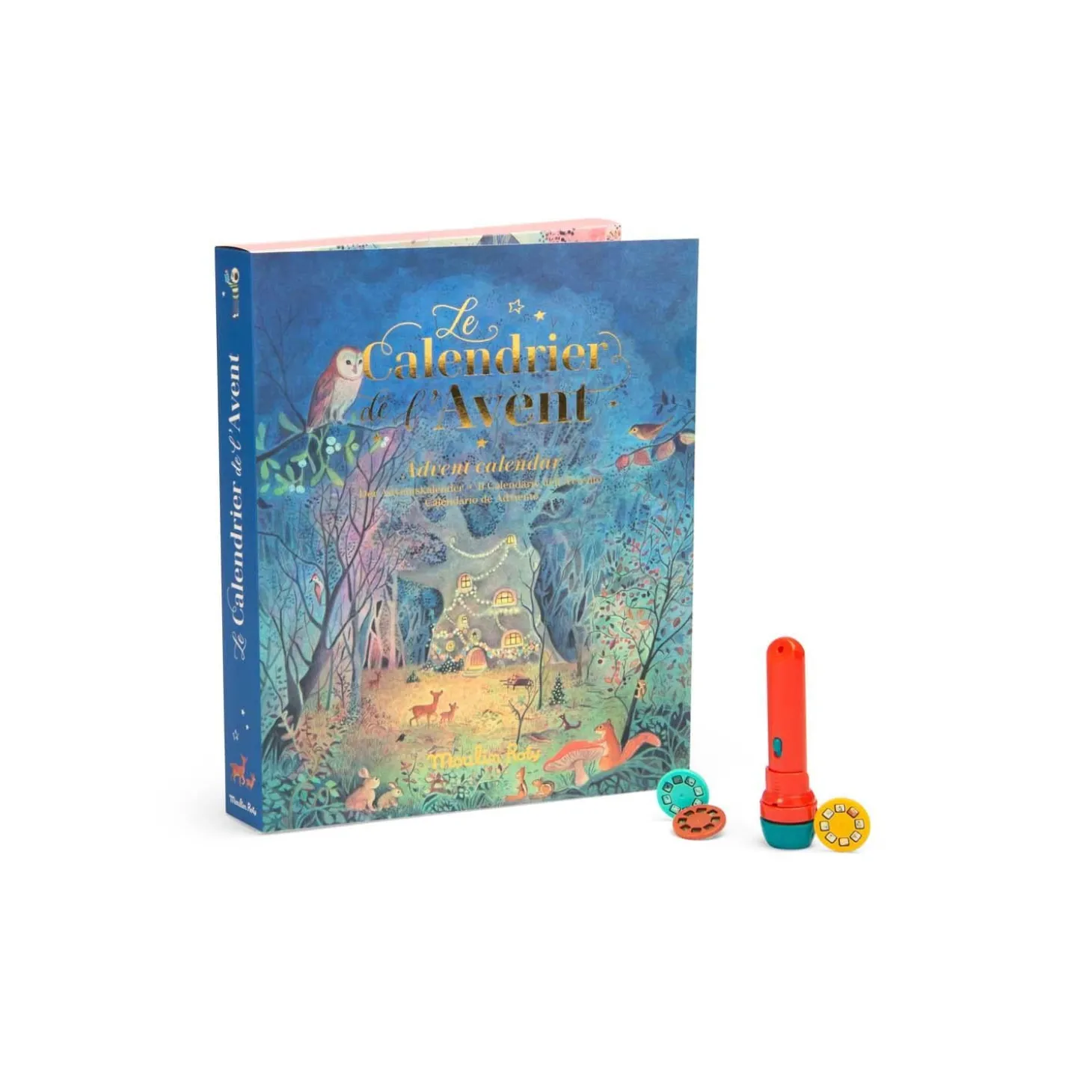 Moulin Roty Calendrier de l'avent La Grande Famille Multicolore