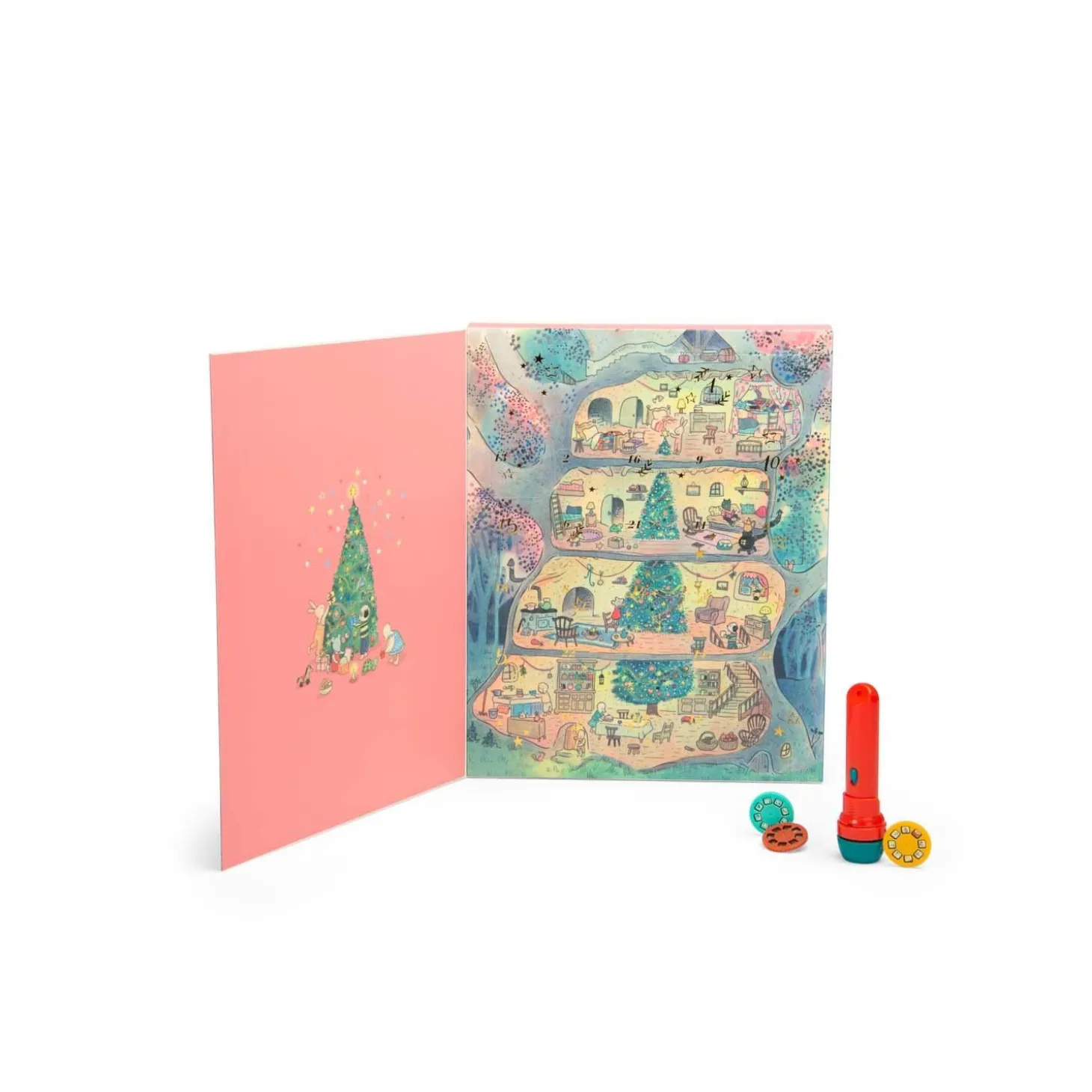 Moulin Roty Calendrier de l'avent La Grande Famille Multicolore