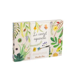 Moulin Roty Carnet aquarelle Le jardin du moulin Multicolore