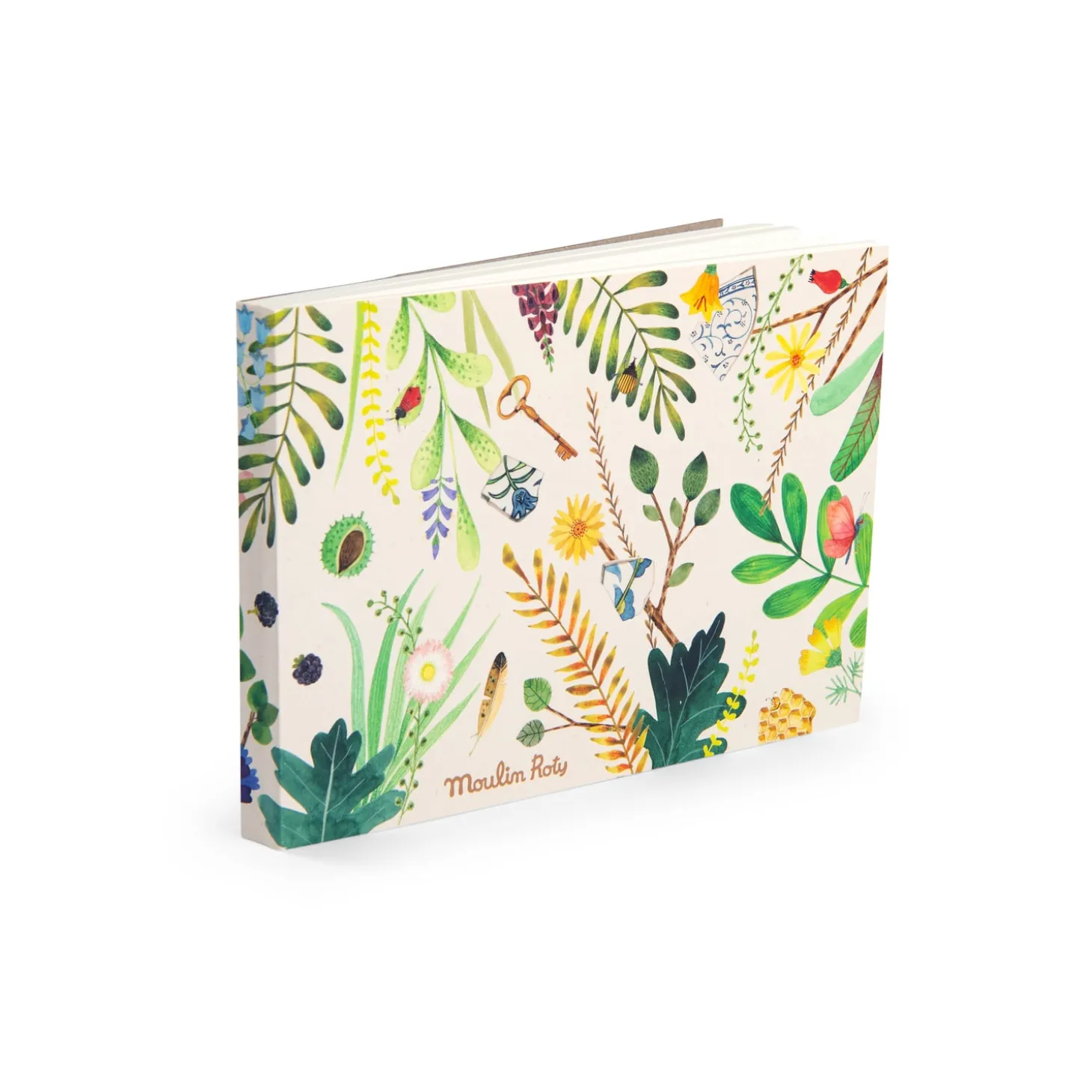 Moulin Roty Carnet aquarelle Le jardin du moulin Multicolore