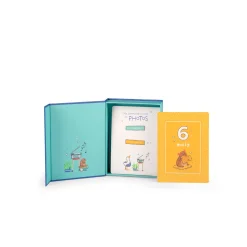 Moulin Roty Cartes Mes 12 premiers mois Puce & Pilou 30 cartes Bleu