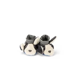 Moulin Roty Chaussons chien Puce Puce & Pilou Bleu/Crème 0-6 mois