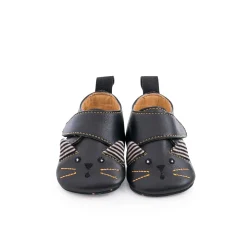 Moulin Roty                    Chaussons cuir chat Les moustaches    Mixte
