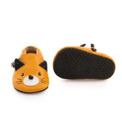 Moulin Roty                    Chaussons cuir chat Les moustaches    Mixte            0-6 mois