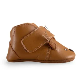 Moulin Roty Chaussons cuir écureuil Pomme des bois Mixte 0-6 mois