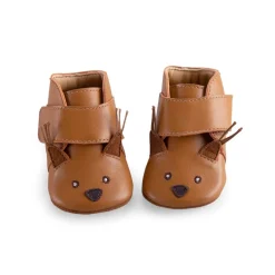 Moulin Roty                    Chaussons cuir écureuil Pomme des bois    Mixte            0-6 mois