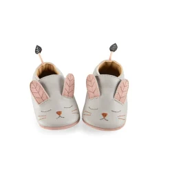 Moulin Roty                    Chaussons cuir lapin Après la pluie    Mixte