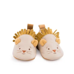 Moulin Roty                    Chaussons cuir lion Sous mon baobab    Mixte