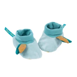 Moulin Roty Chaussons Le Voyage d'Olga Garçon 0-6 mois