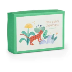 Moulin Roty Chaussons léopard Taïgo La forêt Mawa Marron/Léopard 0-6 mois