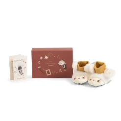 Moulin Roty                    Chaussons Mouton Après La Pluie    Mixte            0-6 mois