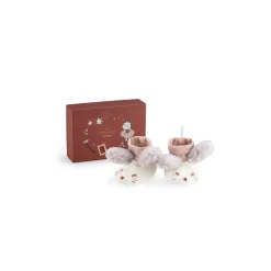 Moulin Roty                    Chaussons Souris Après la pluie