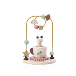 Moulin Roty                    Circuit de perles avec empilable Après la pluie    Multicolore