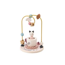 Moulin Roty Circuit de perles avec empilable Après la pluie Multicolore
