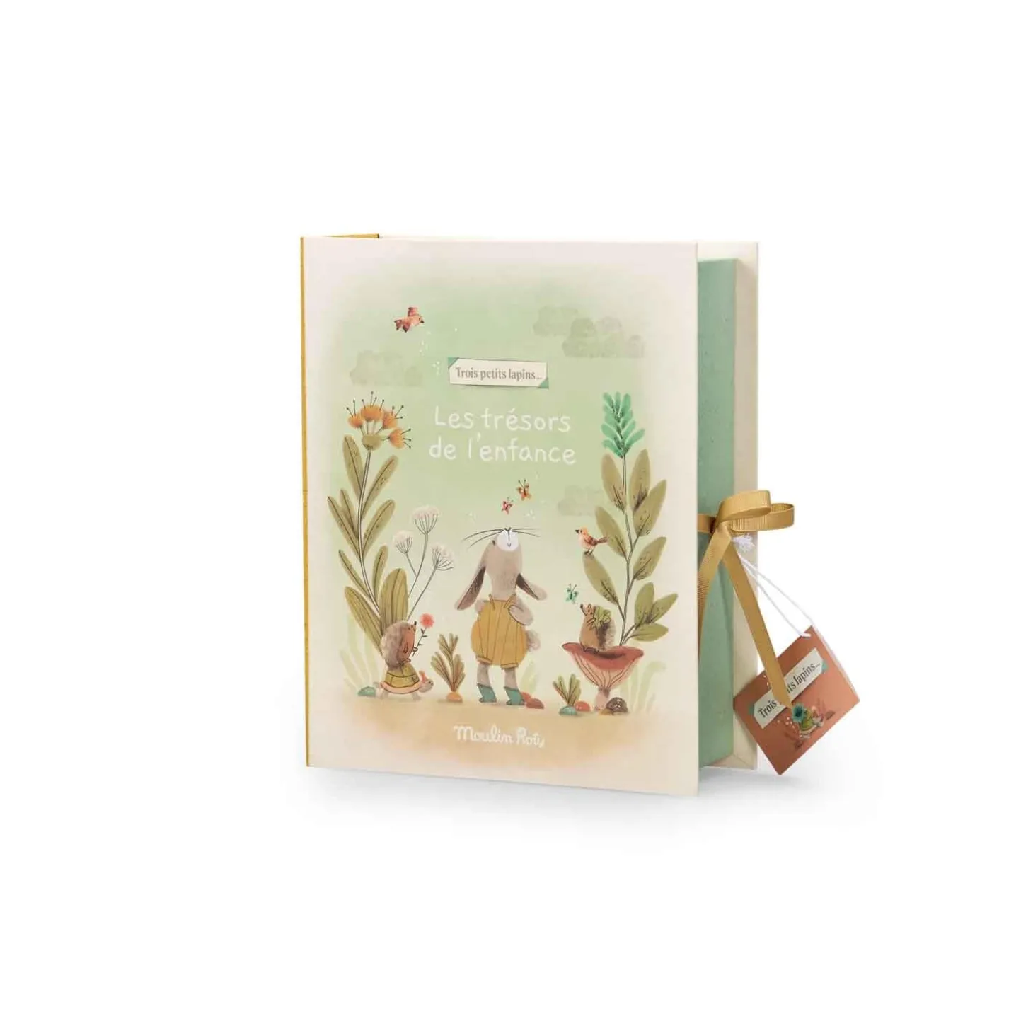 Moulin Roty Coffret naissance Trois petits lapins