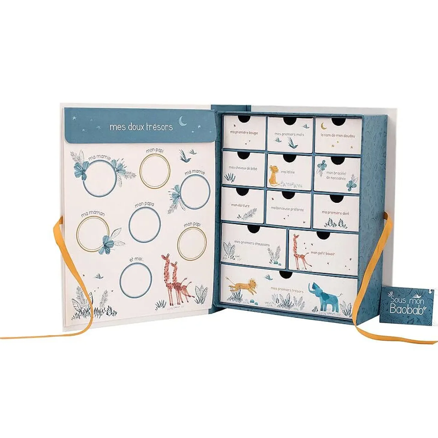 Moulin Roty Coffret naissance Sous mon baobab