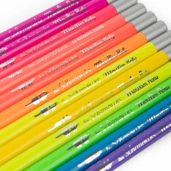 Moulin Roty                    12 crayons de couleur néon Les Schmouks    Multicolore