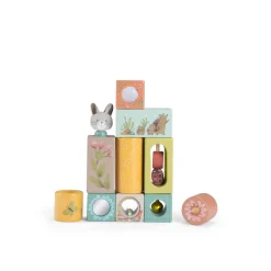 Moulin Roty Cubes d'activités Trois petits lapins Multicolore