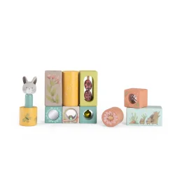 Moulin Roty Cubes d'activités Trois petits lapins Multicolore