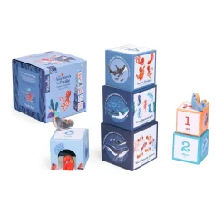 Moulin Roty                    Cubes empilables Les aventures de Paulie    Multicolore