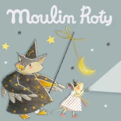 Moulin Roty 3 disques pour lampe à histoires Il était une fois Gris