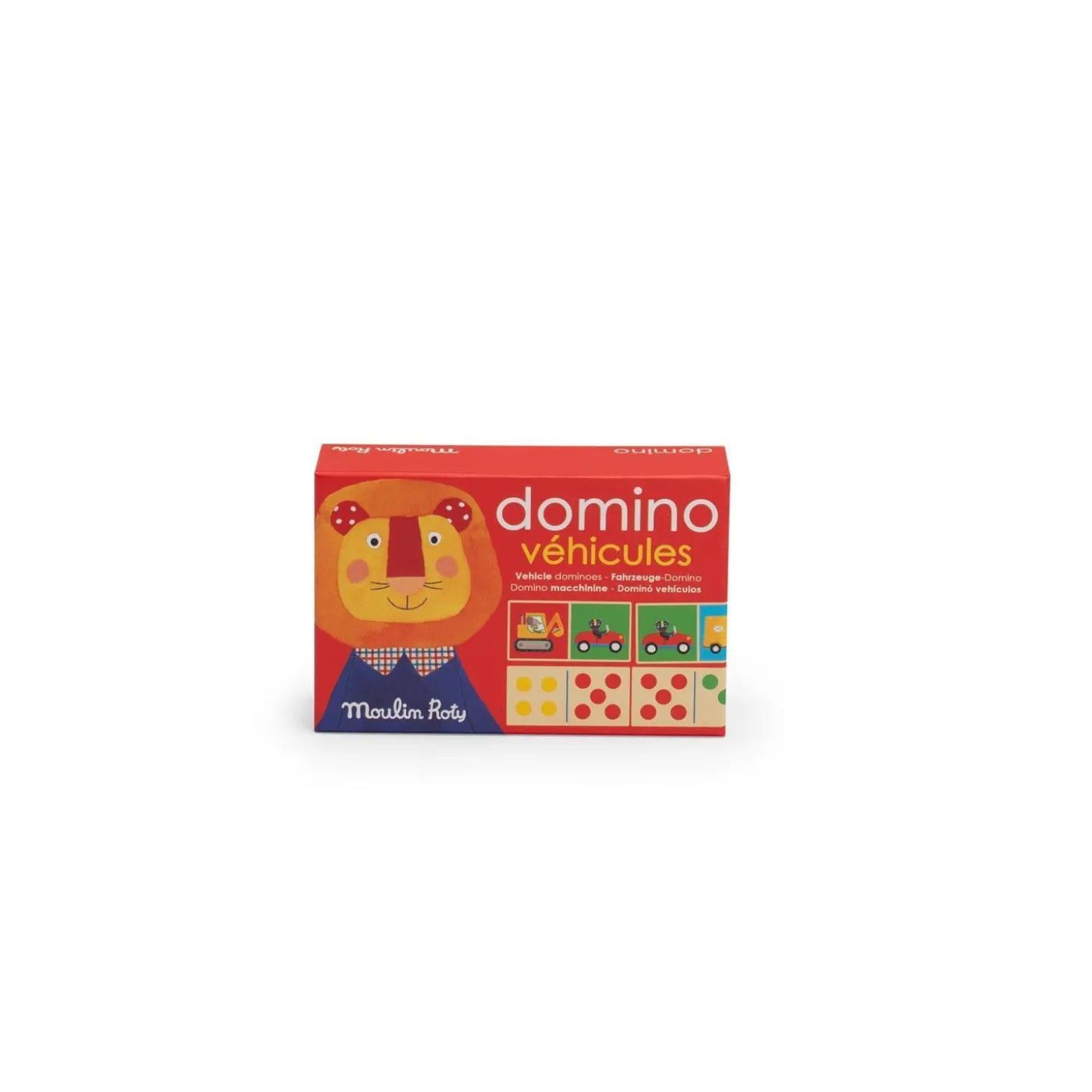 Moulin Roty Domino véhicules en bois Les Popipop Multicolore