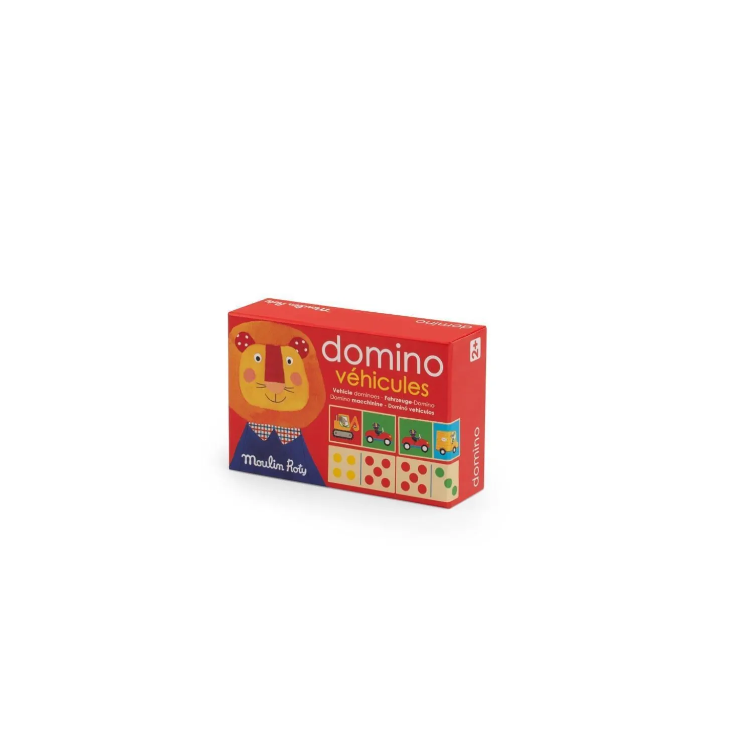 Moulin Roty Domino véhicules en bois Les Popipop Multicolore
