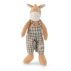 Moulin Roty Doudou Hugo le cheval Les petits frères Marron