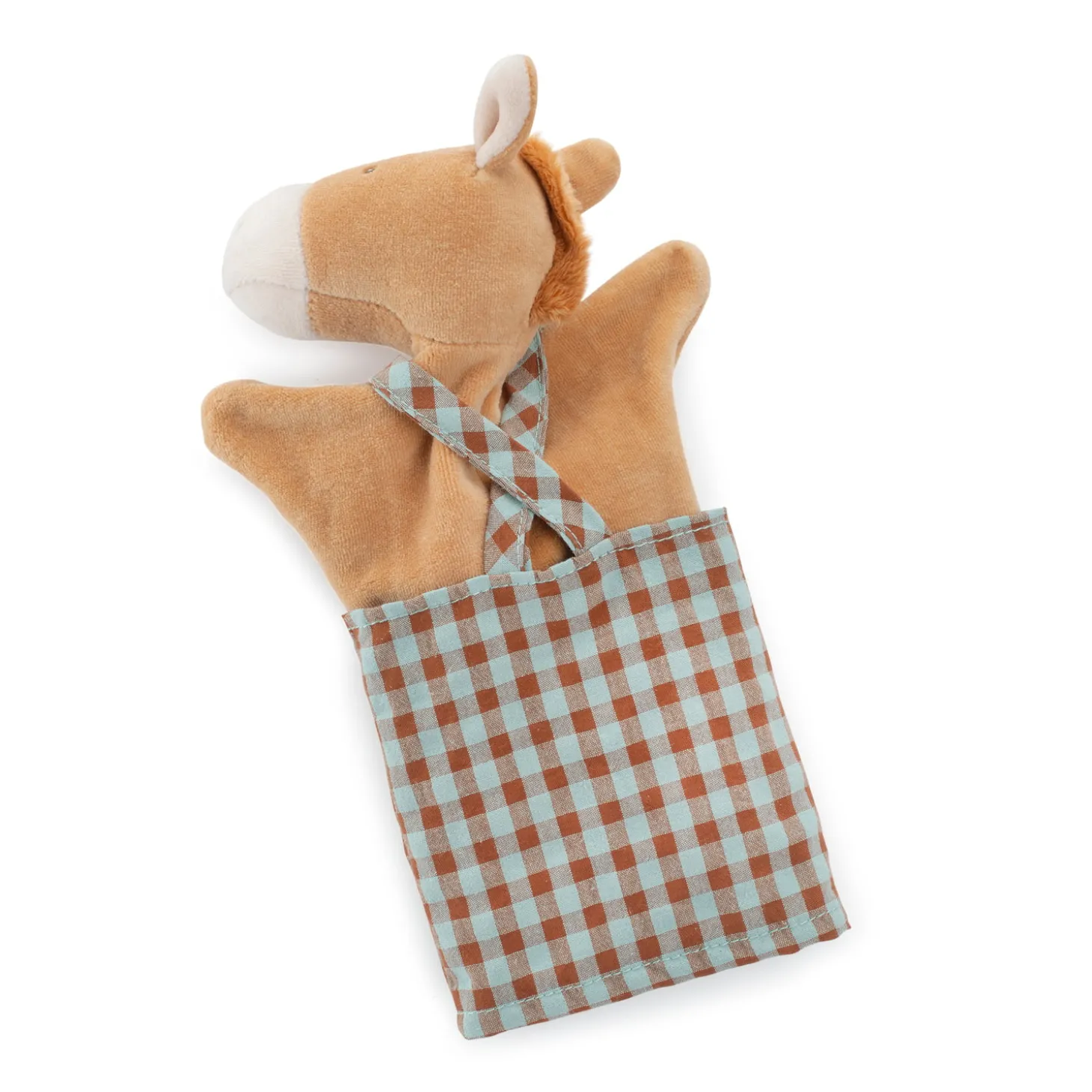 Moulin Roty Doudou Hugo le cheval Les marionnettes Marron