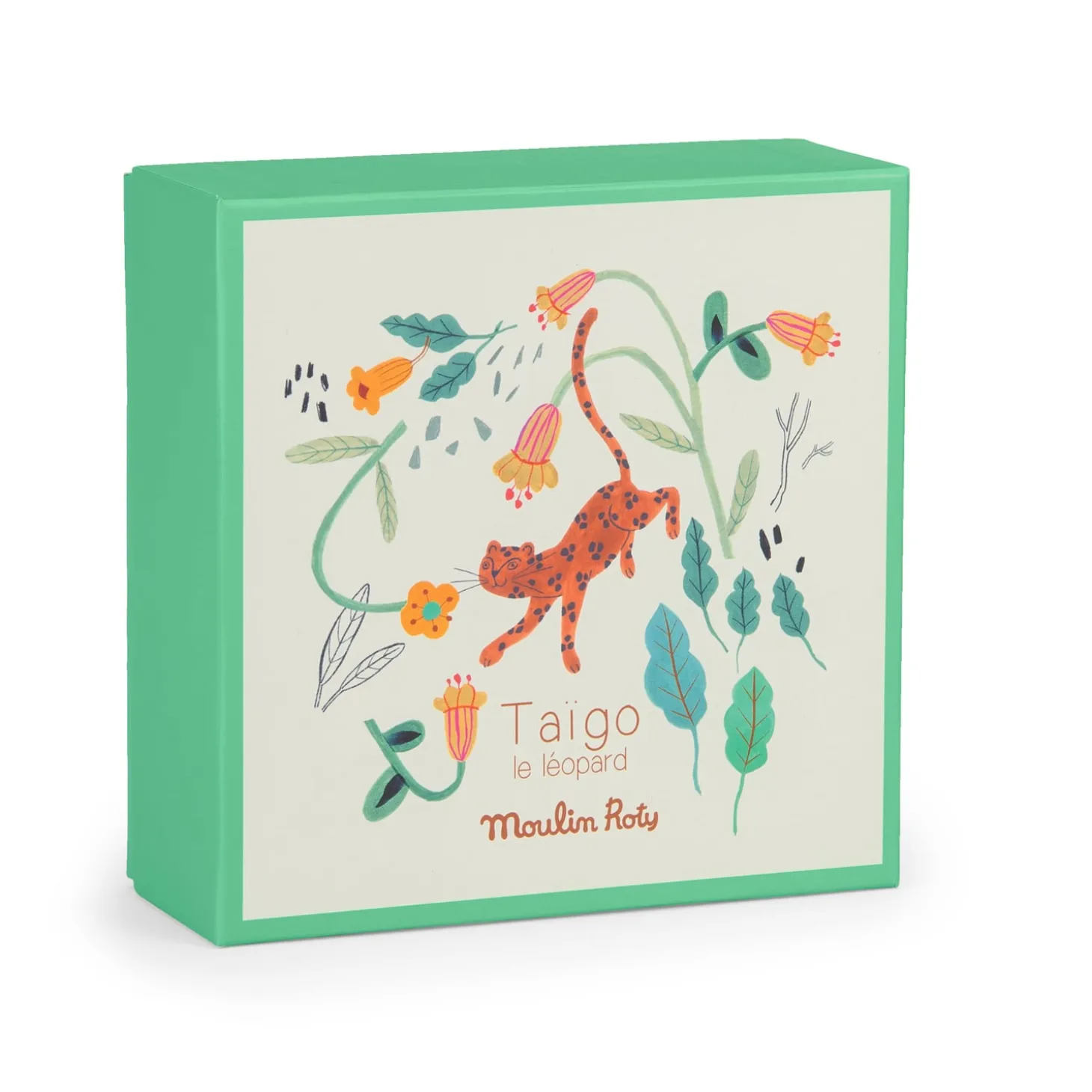 Moulin Roty Doudou léopard Taïgo La forêt Mawa Caramel
