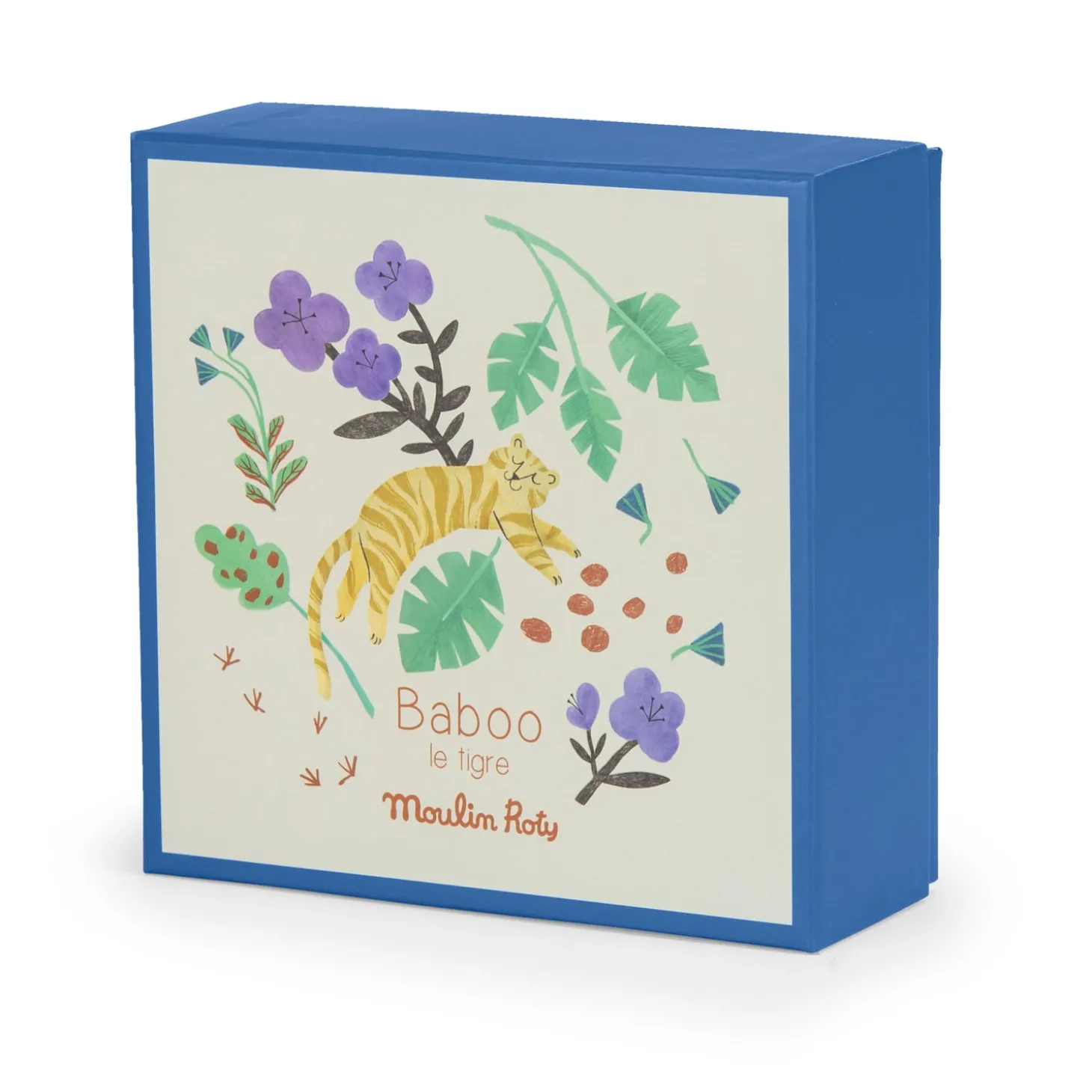 Moulin Roty Doudou tigre Baboo La forêt Mawa Crème