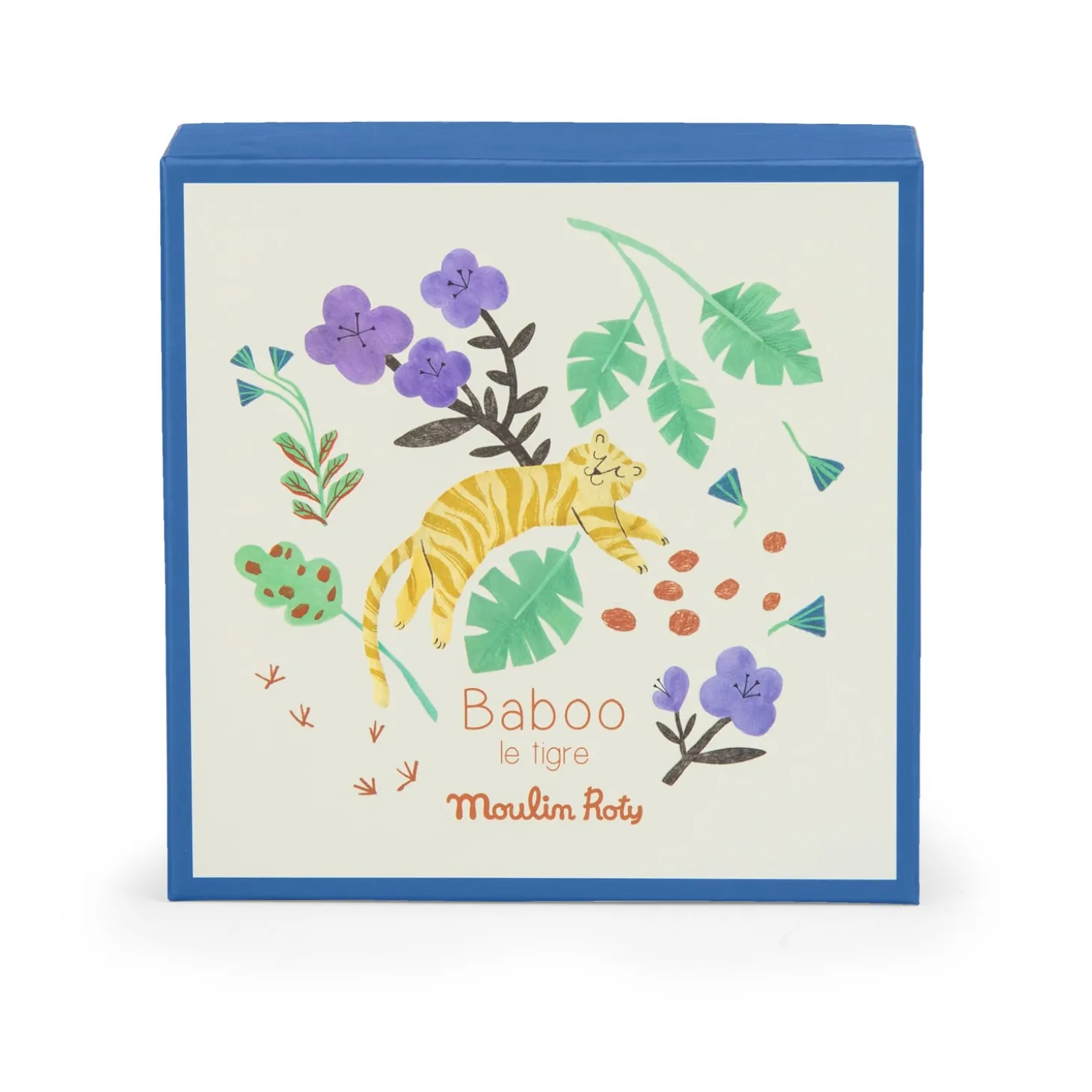Moulin Roty Doudou tigre Baboo La forêt Mawa Crème