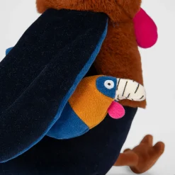 Moulin Roty Grand calao Litchi d'activités La forêt Mawa Bleu nuit